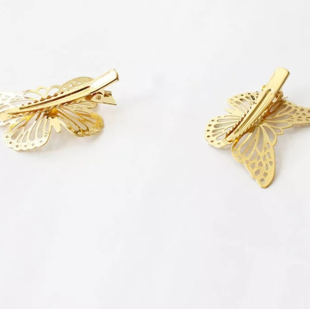 ☆Samantha☆ Butterfly Hair Clips - Picture 2 of 4